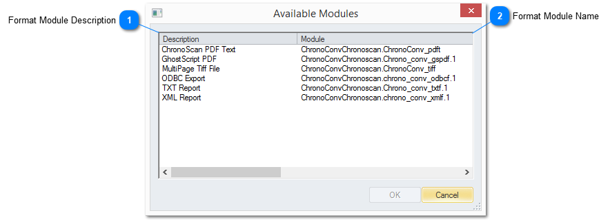 3.4.6.1.6.3. Available Format Modules  Window