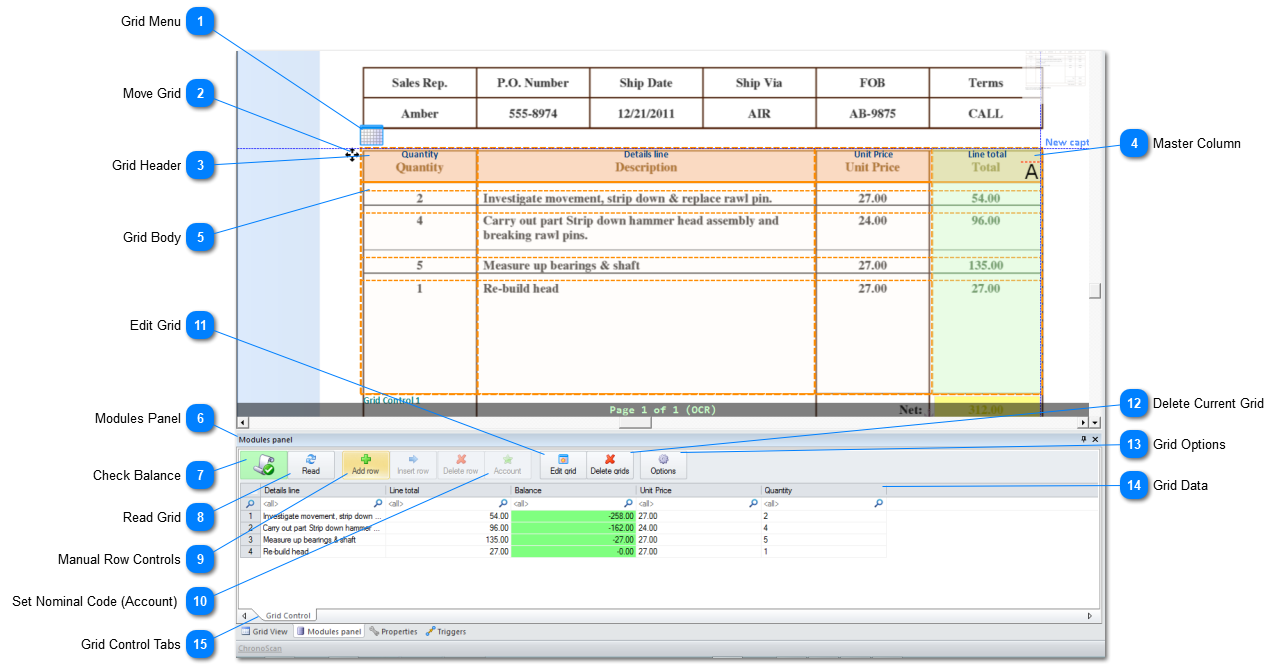 3.4.14. Capture Grid and Modules Panel