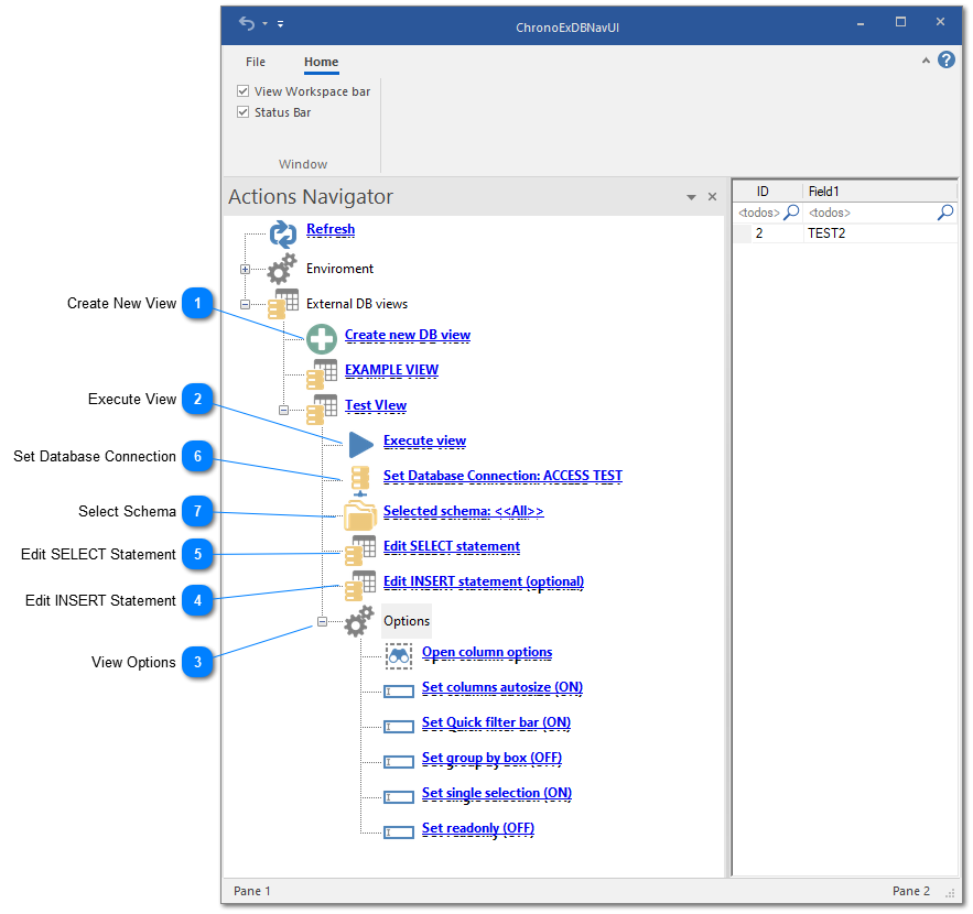 3.5.5.4. ChronoExDBNavUI - External Data Panel Configuration