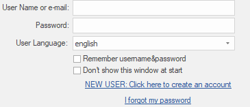 1. User Login and Registration