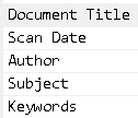 1. Data Fields and its values