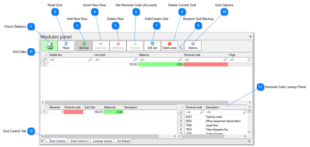 3.5.2.4. Data Modules Panel