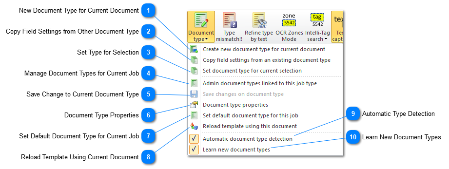 3.5.4.2.1. Document Type Menu