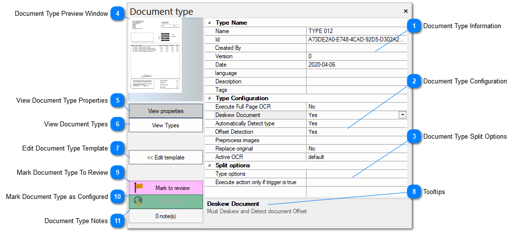 3.5.2.6. Document Type Panel