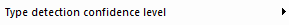 13. Type Detection Confidence Level