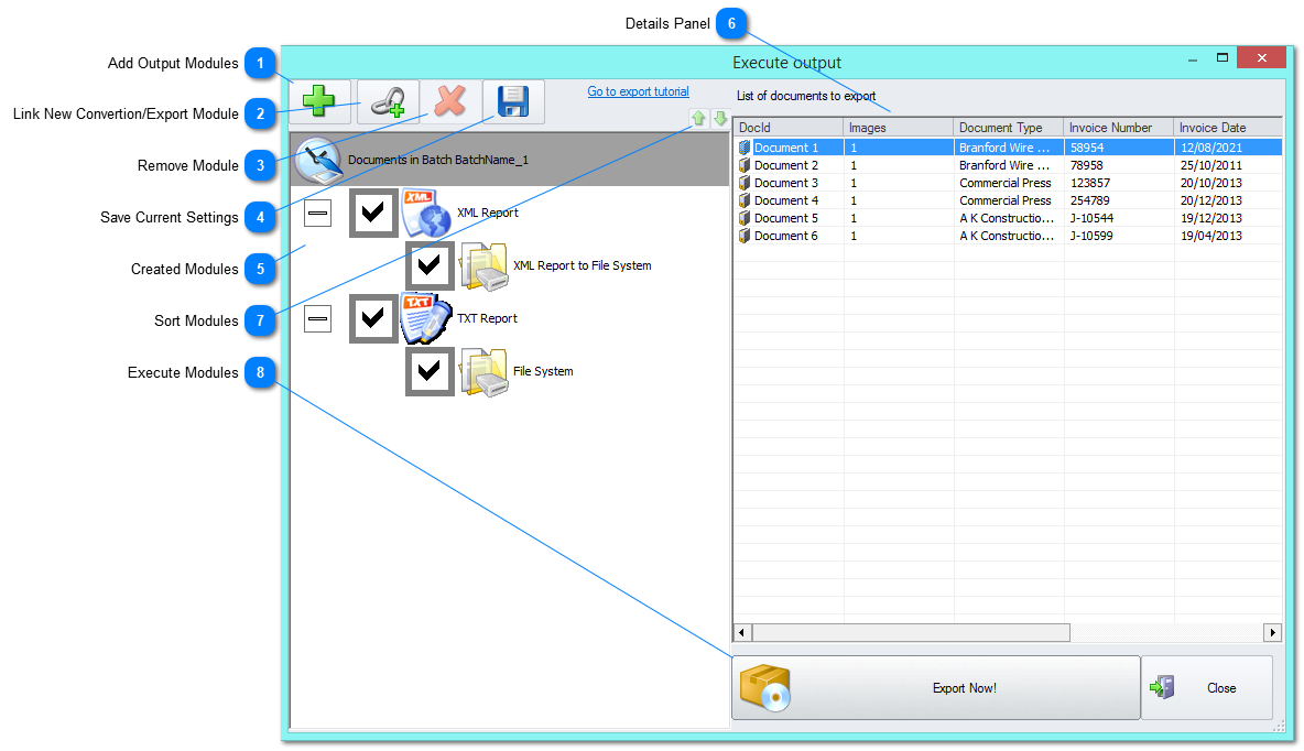 3.5.3.1.3. Execute Output Window