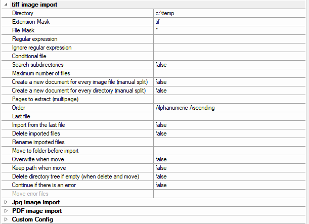 1. Import Configurations