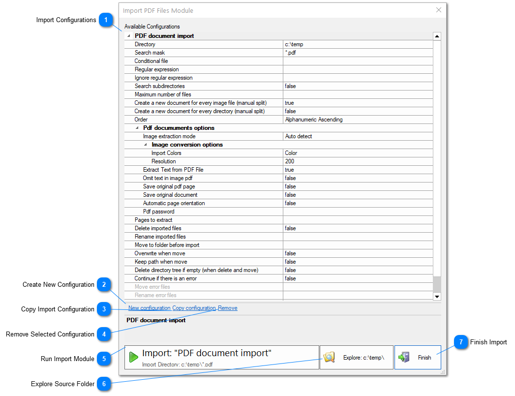 3.5.3.2.5. Import PDF Files Input Module