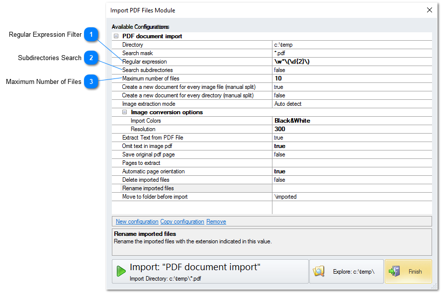 3.4.8.1. Input Module Settings