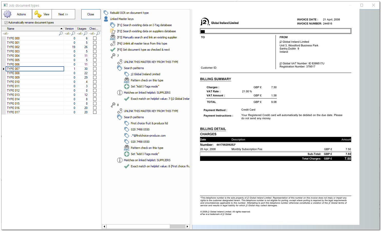 3.5.3.3.4.1.1. Job Document Types Window