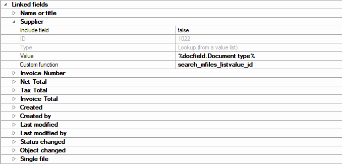 4. Linked Fields Configuration