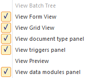 2. Panels and Views