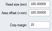 2. Area Size Settings