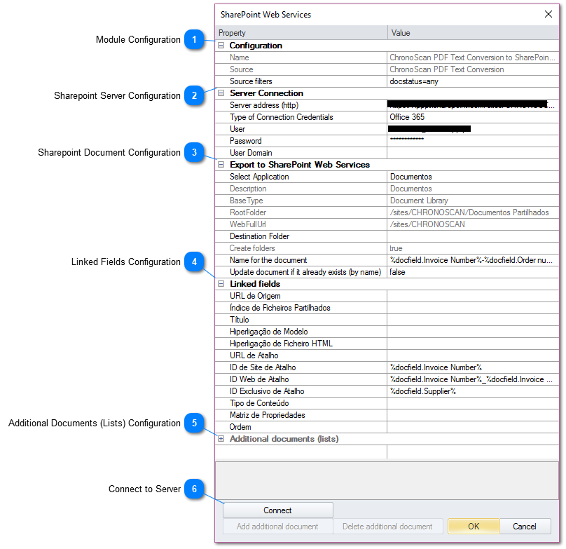 3.2.11.3.10. SharePoint Server Destination Export Module