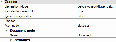 2. XML Module Options