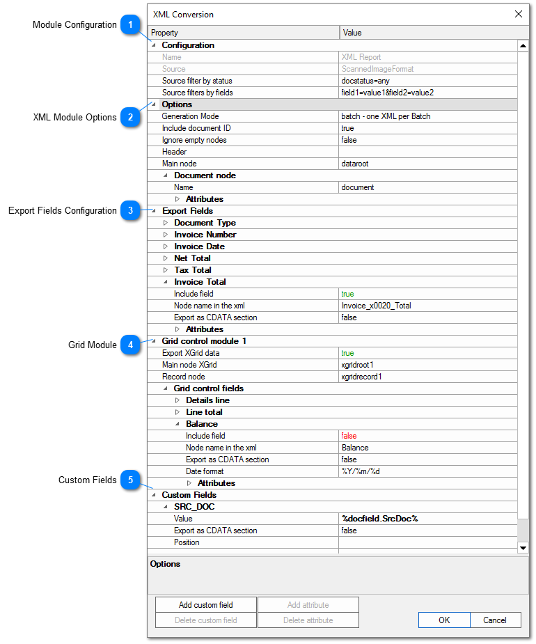 3.2.11.2.7. XML Conversion Export Module