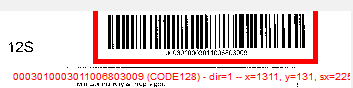 2. Sample read barcode 