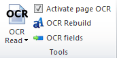 4. OCR Tools Toolbar