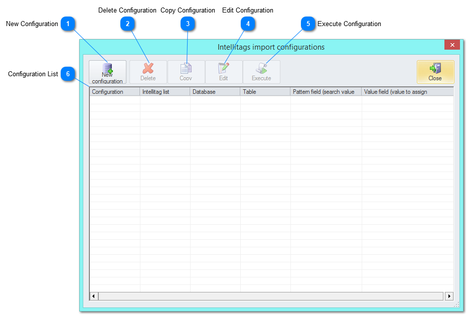 3.5.5.3.3. Intelli-Tag Import Configuration Window