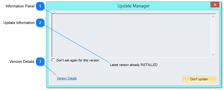 3.5.3.7.1. Update Manager