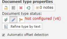 11. Document Type Editing Panel