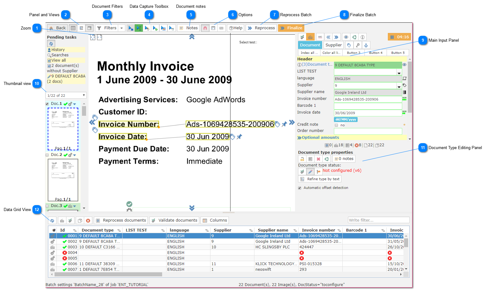 7.5. Batches Indexing