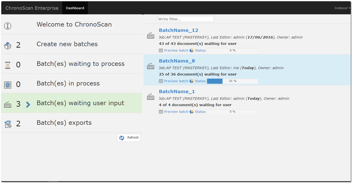 8.1. Dashboard