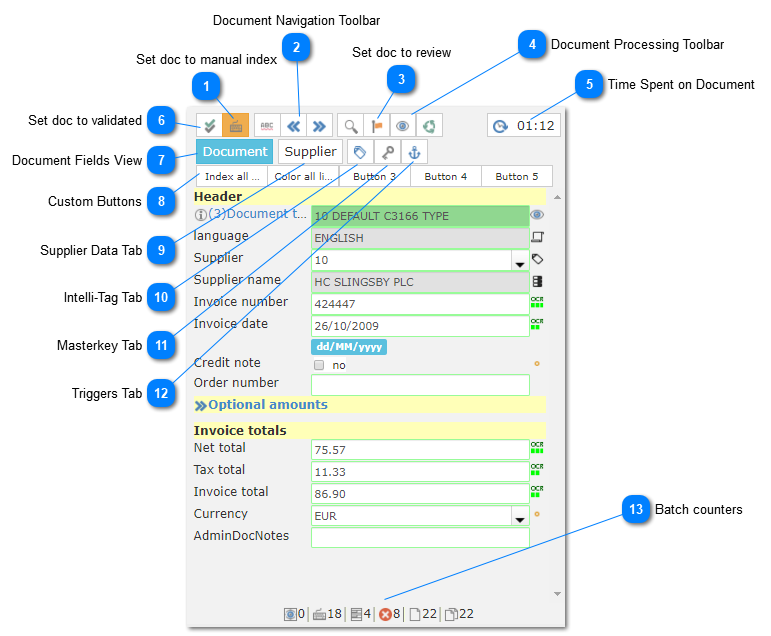 7.5.1. Data Input Panel