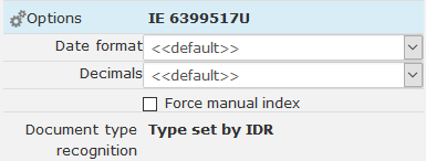 1. Date and Number Settings