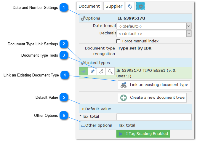 5.8.6.2.2. Document and Field Settings