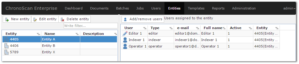 6.7. Entities Tab