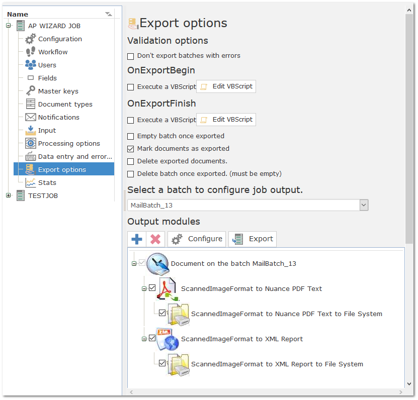 6.5.1.12. Export Options