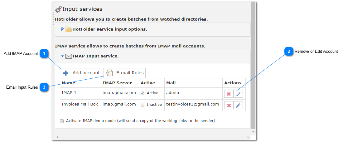 6.5.1.9.2. IMAP Automated Input