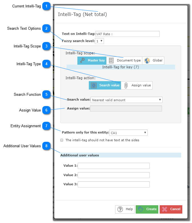 7.5.1.2.1. Intelli-Tag Settings Window