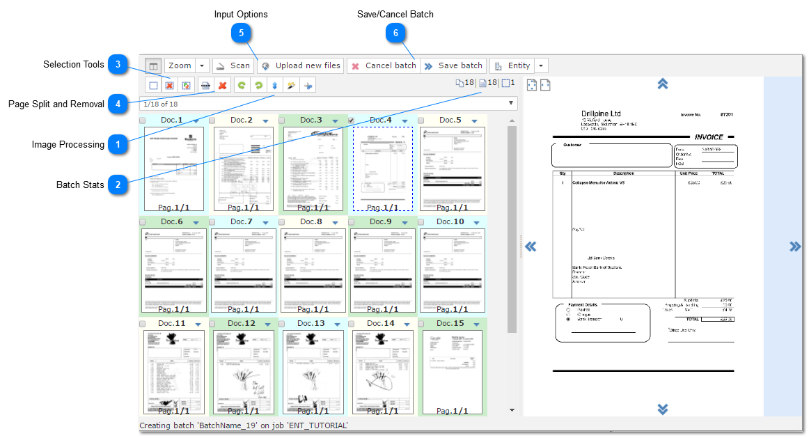 7.4. Manual Batch Creation