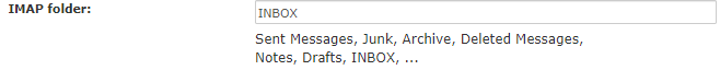 3. IMAP Folder